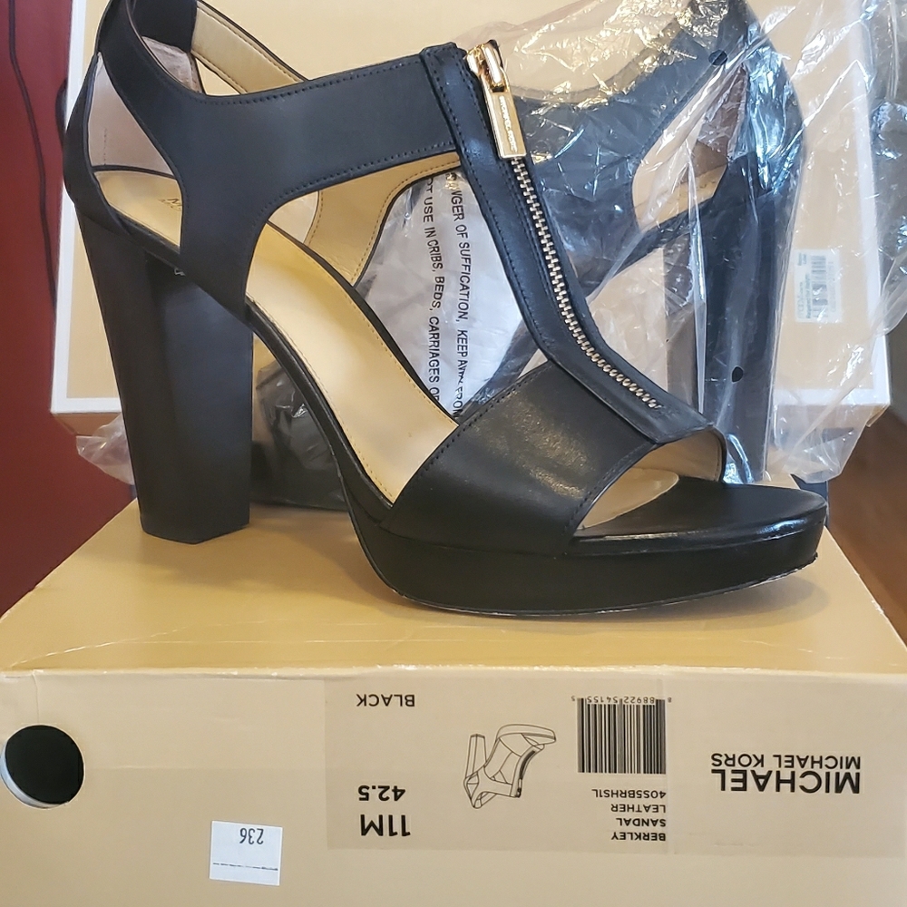 Michael Kors Berkely T-Strap Platform Dress Sandal